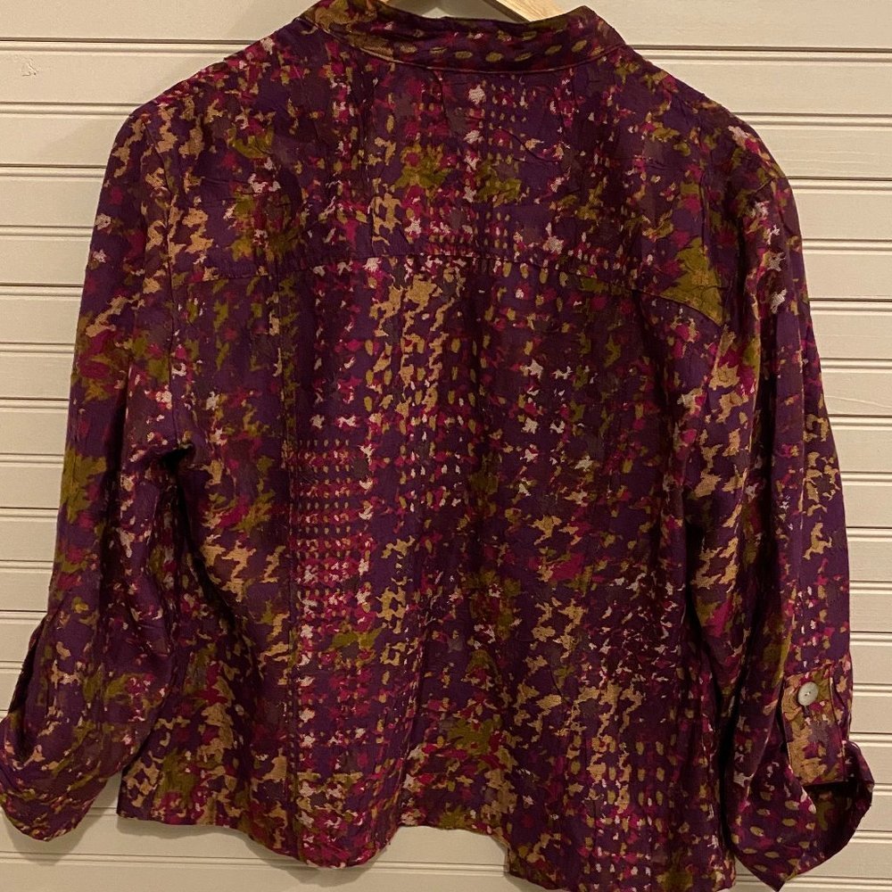 Ruby Rd Plum Jacket Size 10 - Picture 5 of 8
